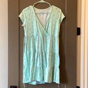 Teal dress from Hollister